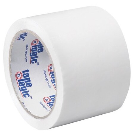 Tape Logic 3'' x 55 yds. White Tape Logic Carton Sealing Tape, 24PK BUY00021694
